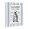 Stupell Industries French Perfume on Stripes Canvas, design by Lettered and Lined
